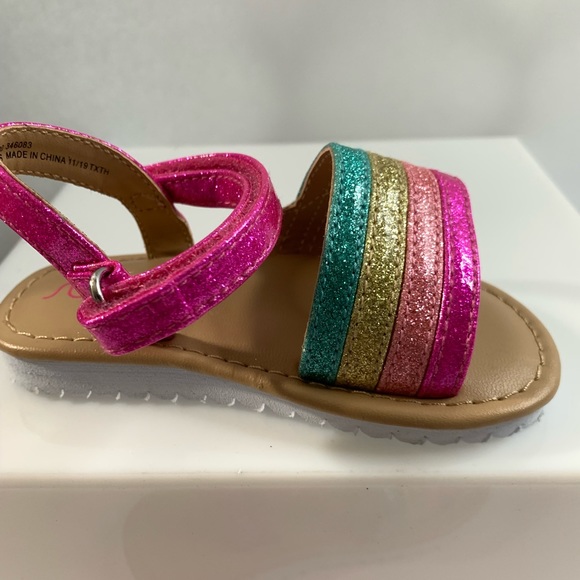 Sugar Rainbow Cake Toddler Sandal 5T and 6T - Picture 3 of 9